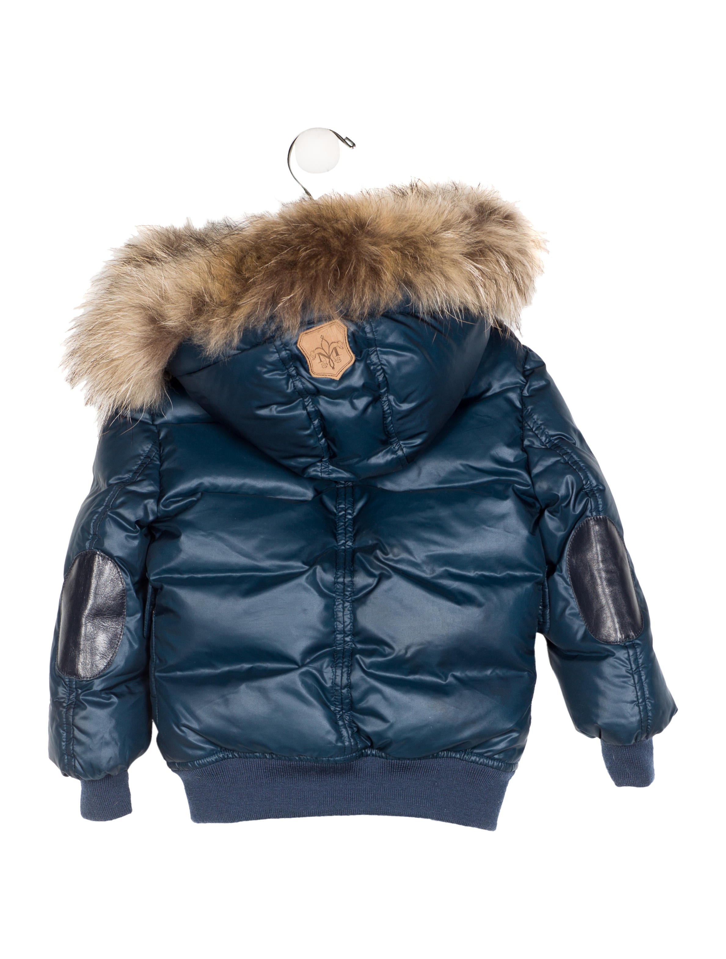 Mackage Boys' FurTrimmed Puffer Jacket Blue Sizes 26, Boys