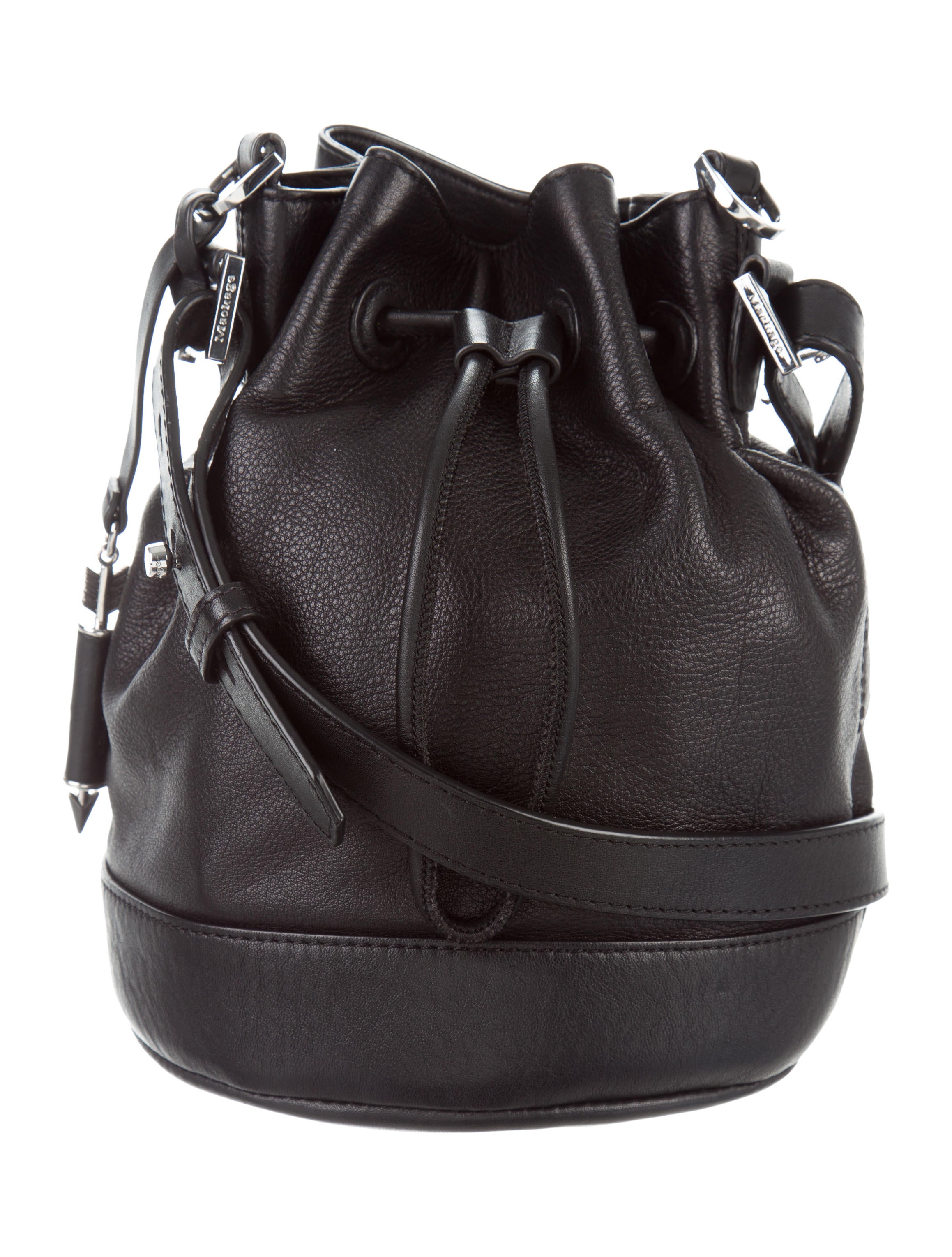 Mackage Leather Drawstring Bag Handbags WHM21153 The RealReal