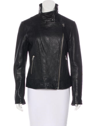 Mackage Pebbled Leather Jacket