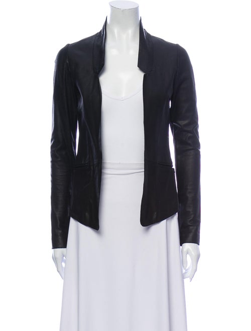 Mackage Leather Blazer Black
