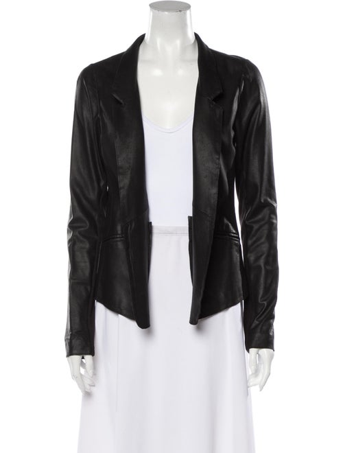 Mackage Leather Blazer Black