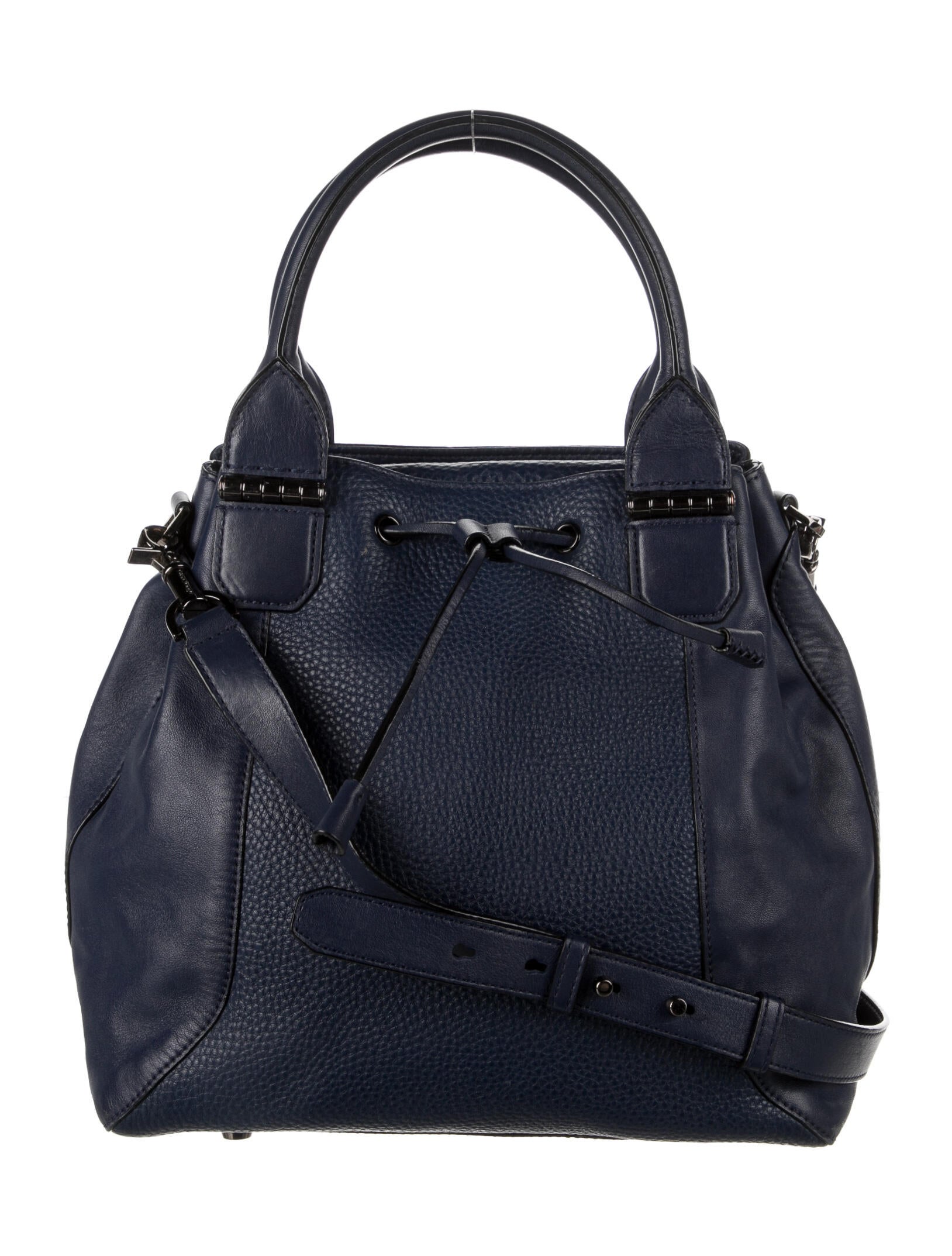 Mackage Leather Shoulder Bag Blue Shoulder Bags, Handbags WHM30754