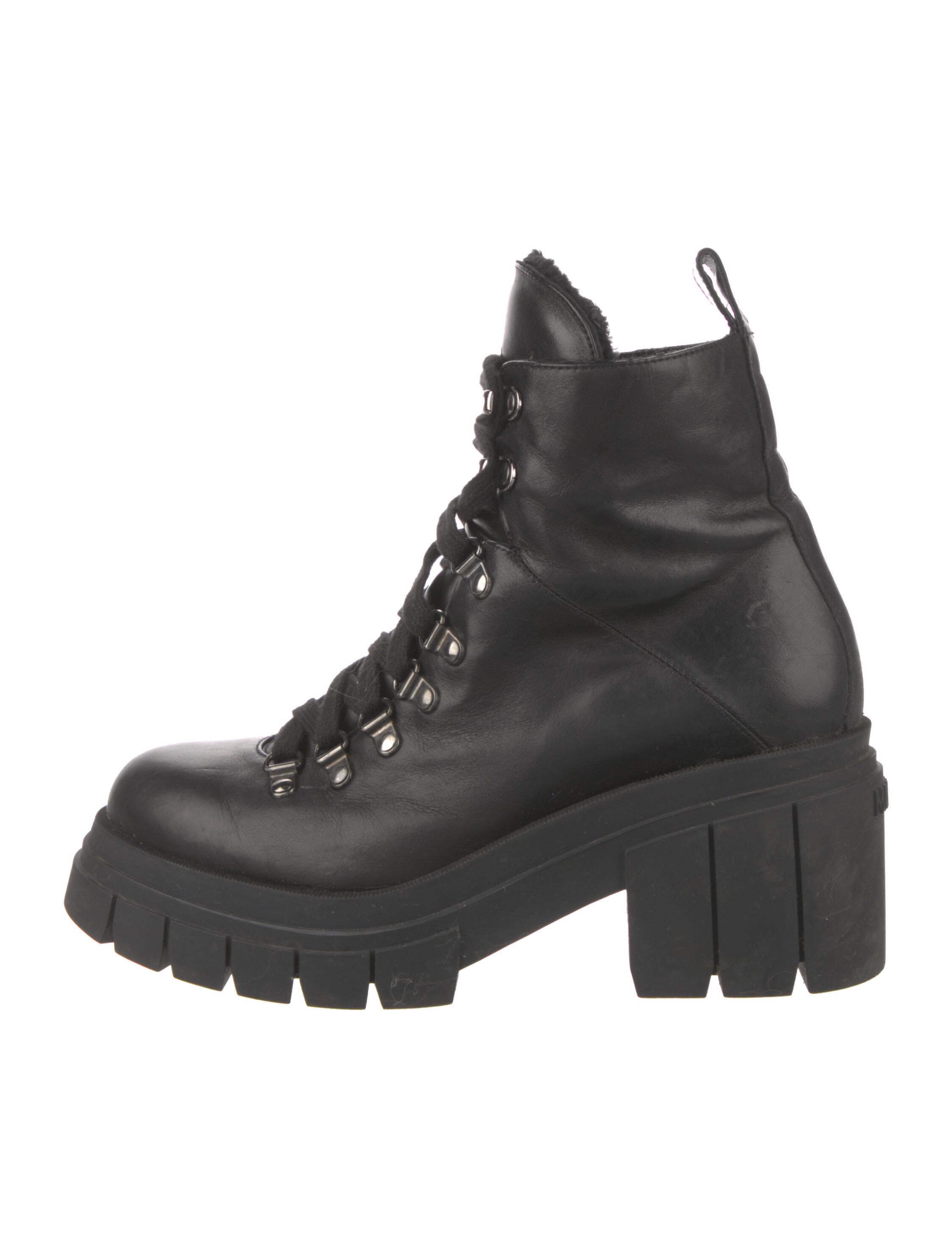 Mackage Summit Leather Combat Boots