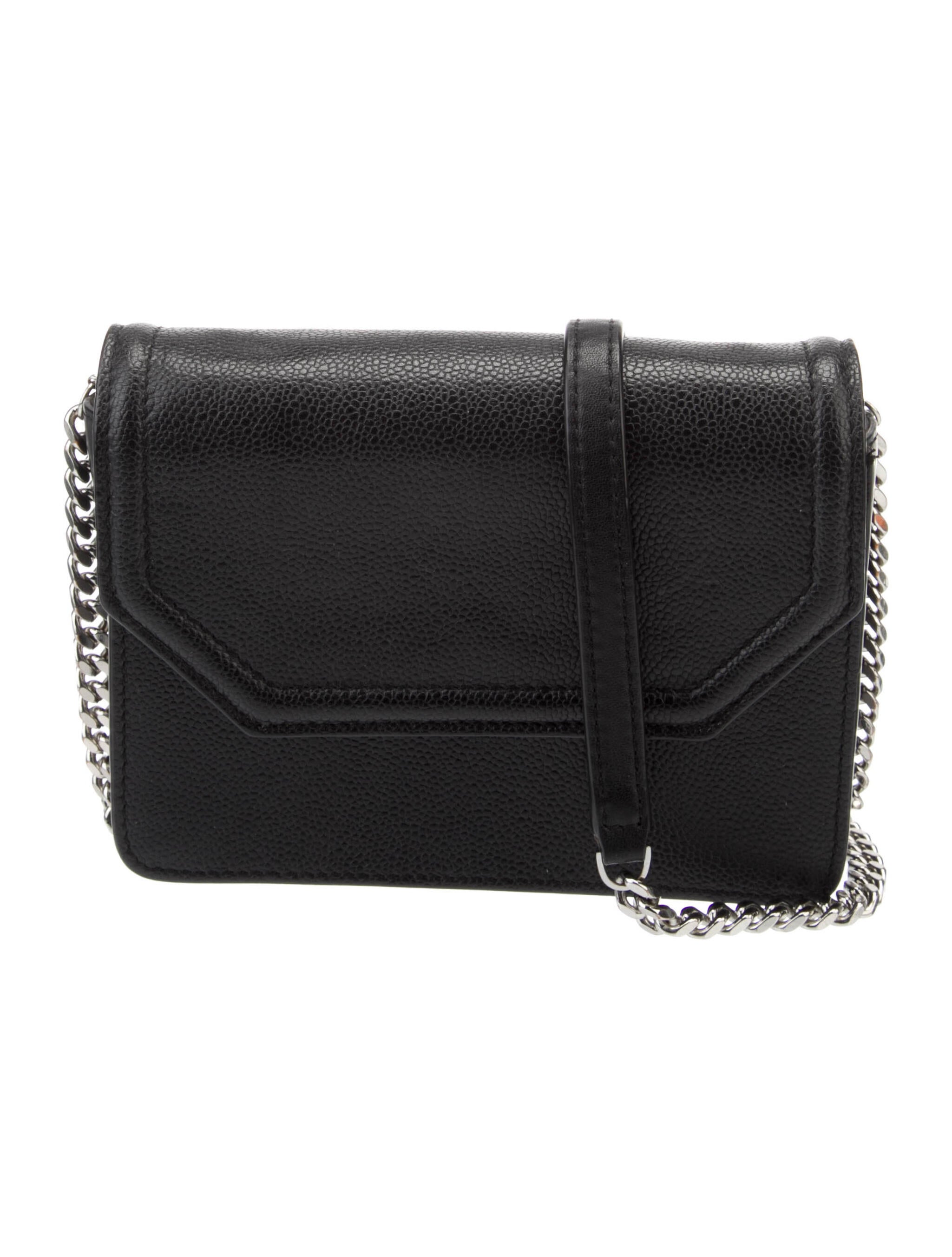 Mackage Leather Chain Crossbody Bag Black Crossbody Bags, Handbags