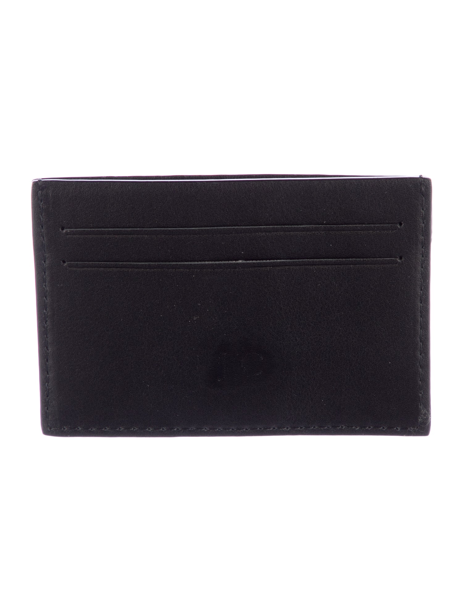 Mackage Leather Printed Card Holder Black Wallets, Accessories