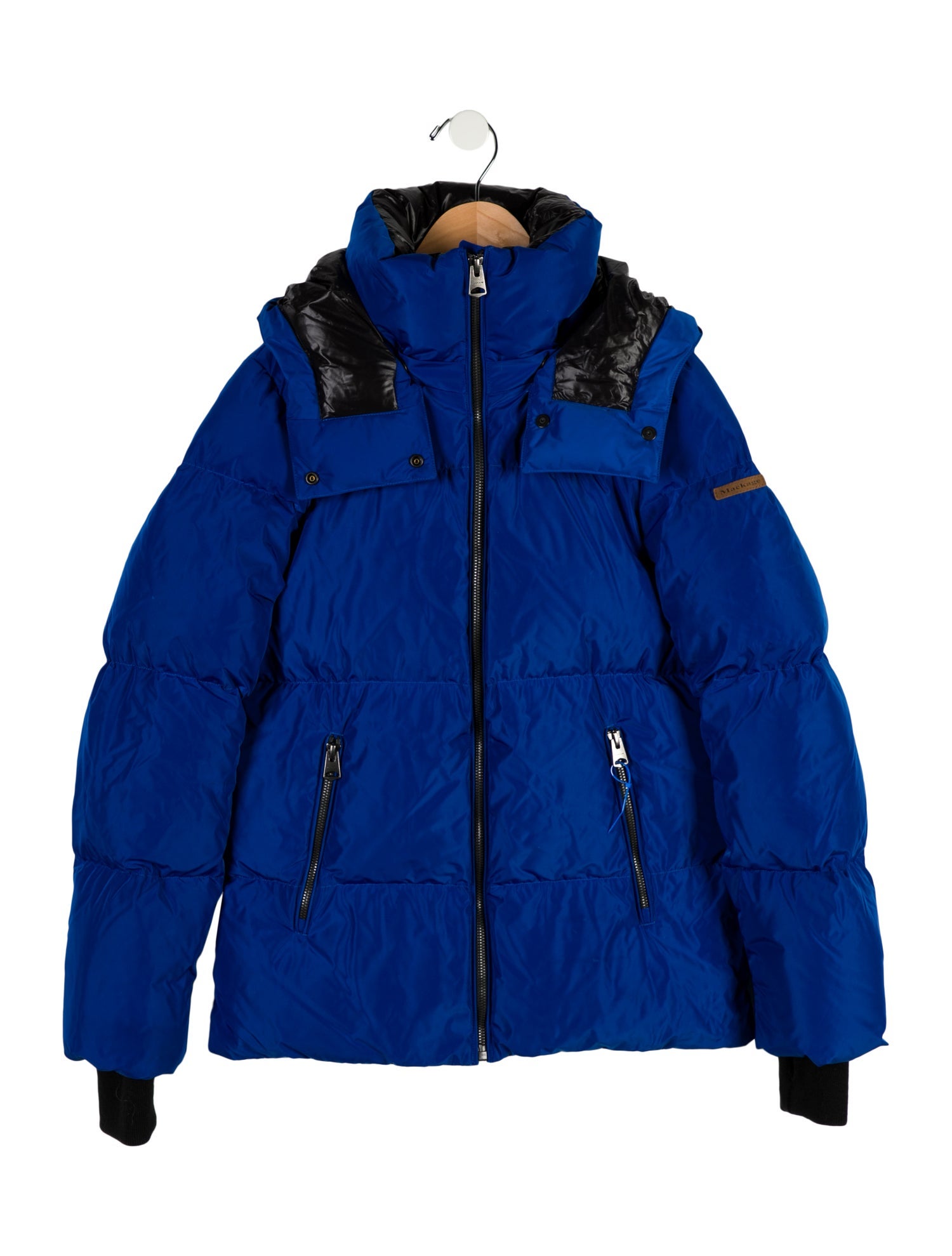 Mackage Boys Hooded Winter Coat Blue Sizes 716, Boys WHM35765