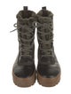 Mackage Leather Faux Fur Trim Lace-Up Boots