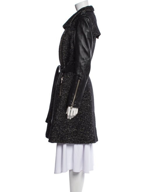 Mackage Tweed Pattern Trench Coat