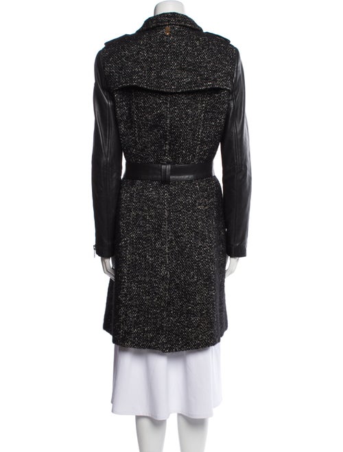 Mackage Tweed Pattern Trench Coat