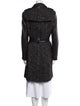 Mackage Tweed Pattern Trench Coat