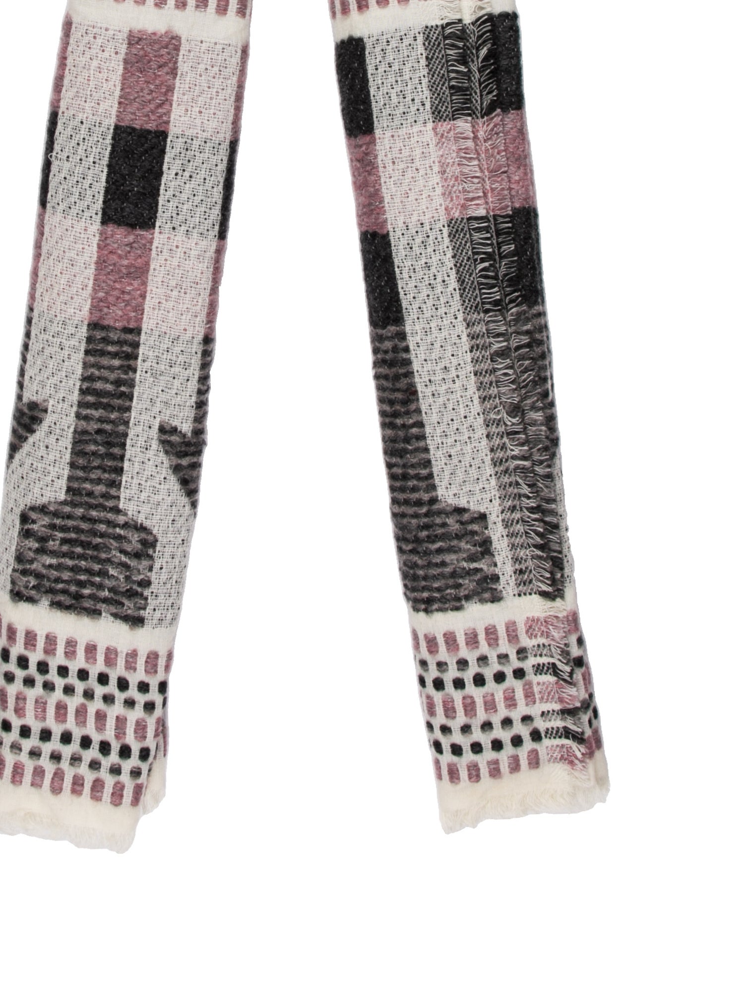 Mackage Cashmere Plaid Print Scarf