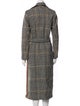 Mackage Wool Houndstooth Print Trench Coat