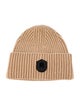 Mackage brown pattern print knitted beanie