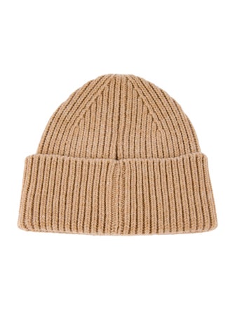 Mackage brown pattern print knitted beanie