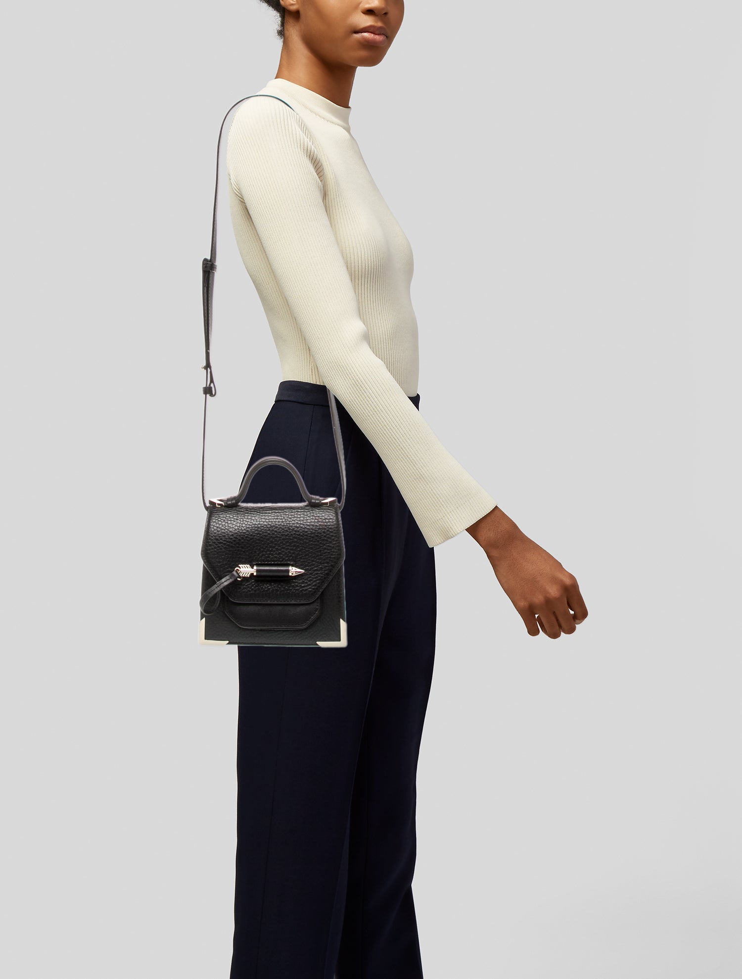 Mackage Leather Top Handle Bag