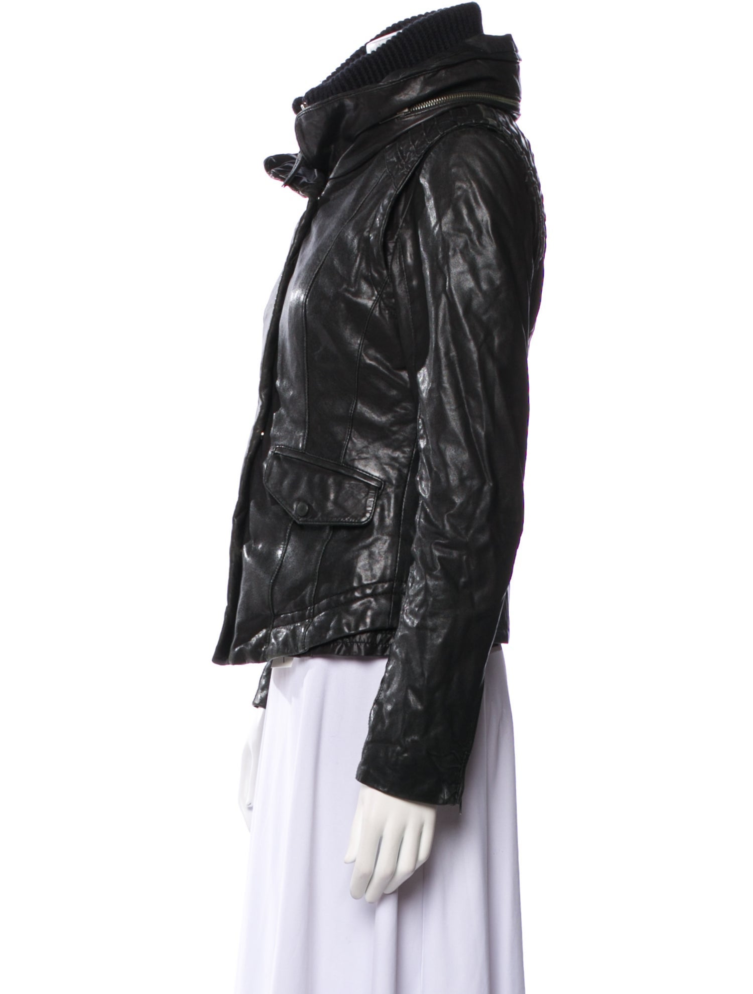 Mackage Leather Biker Jacket