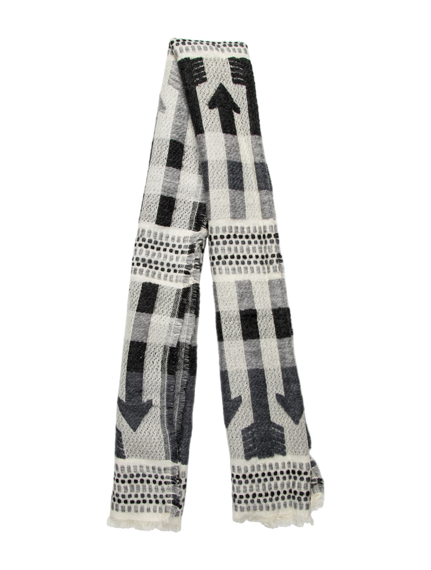 Mackage Striped Scarf w/ Tags