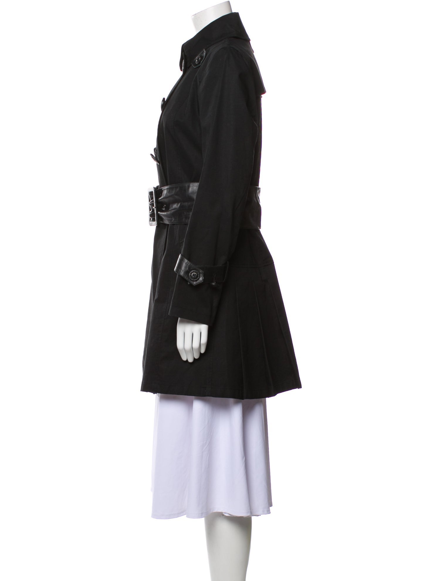 Mackage Leather Trench Coat