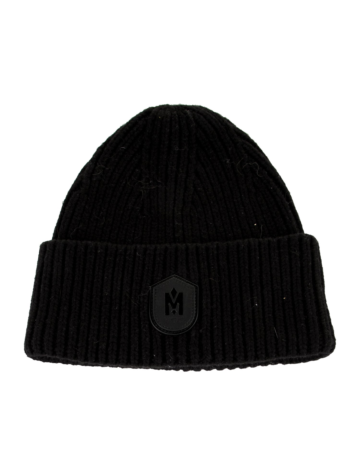 Mackage Black Wool Mackage beanie hat.