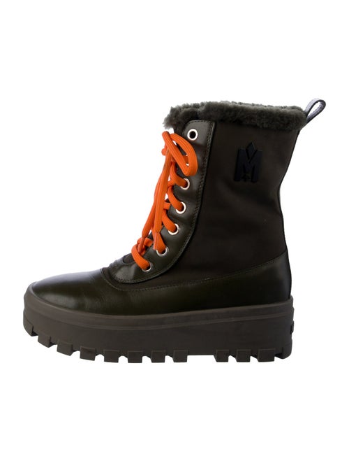 Mackage Leather Combat Boots