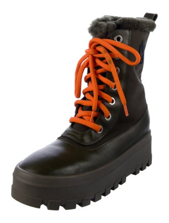 Mackage Leather Combat Boots