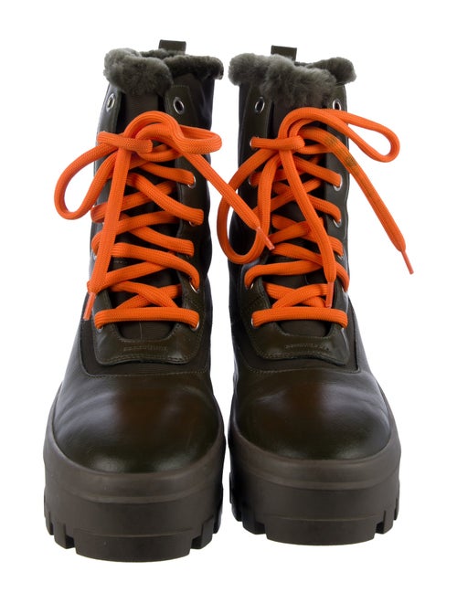 Mackage Leather Combat Boots