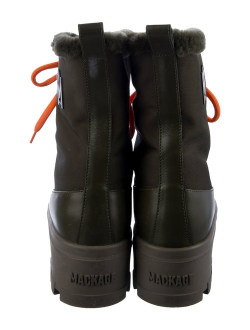 Mackage Leather Combat Boots