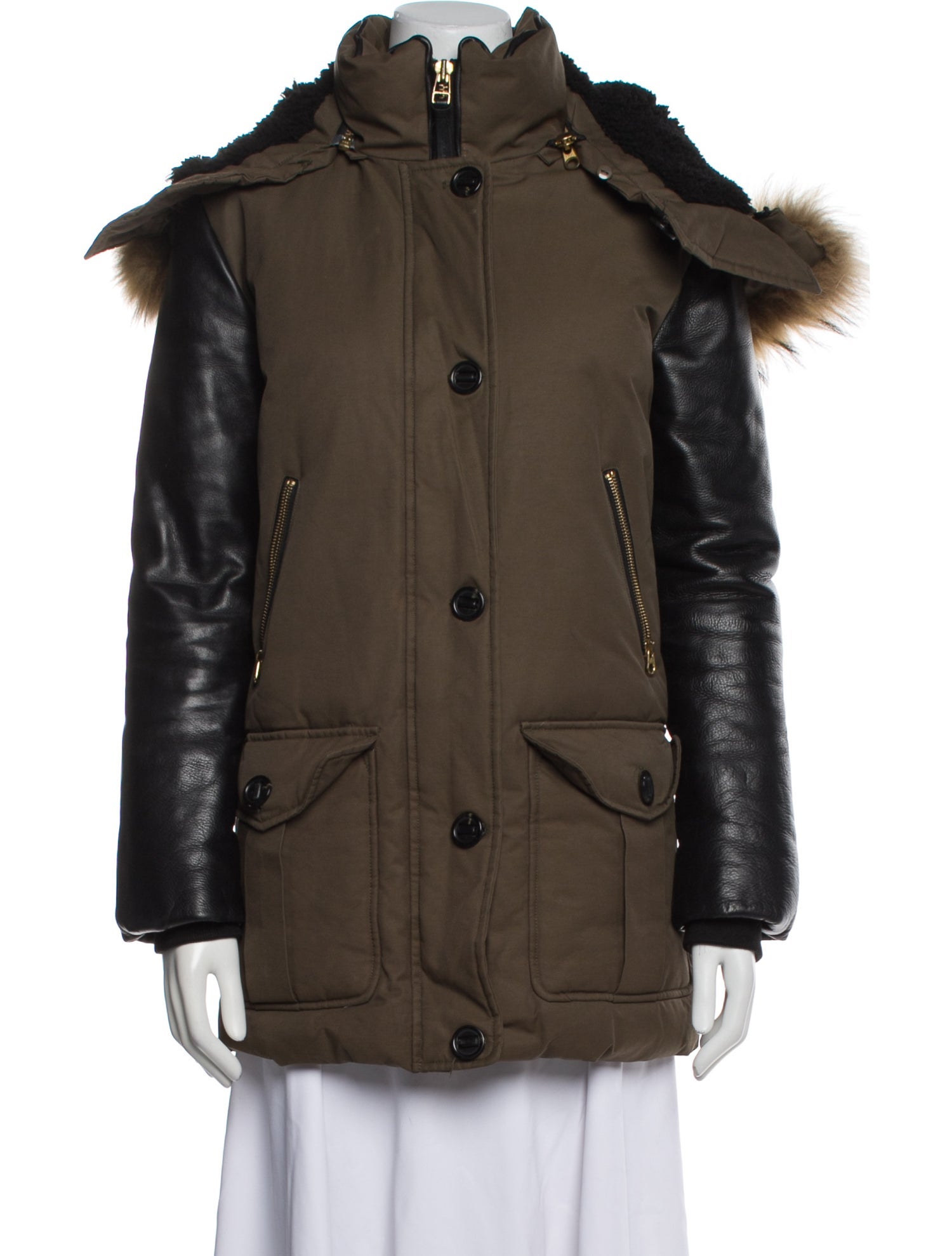 Mackage Colorblock Pattern Down Coat