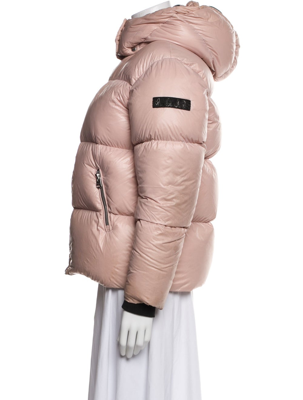 Mackage Down Down Jacket Pink With Hood Stand Col… - image 2