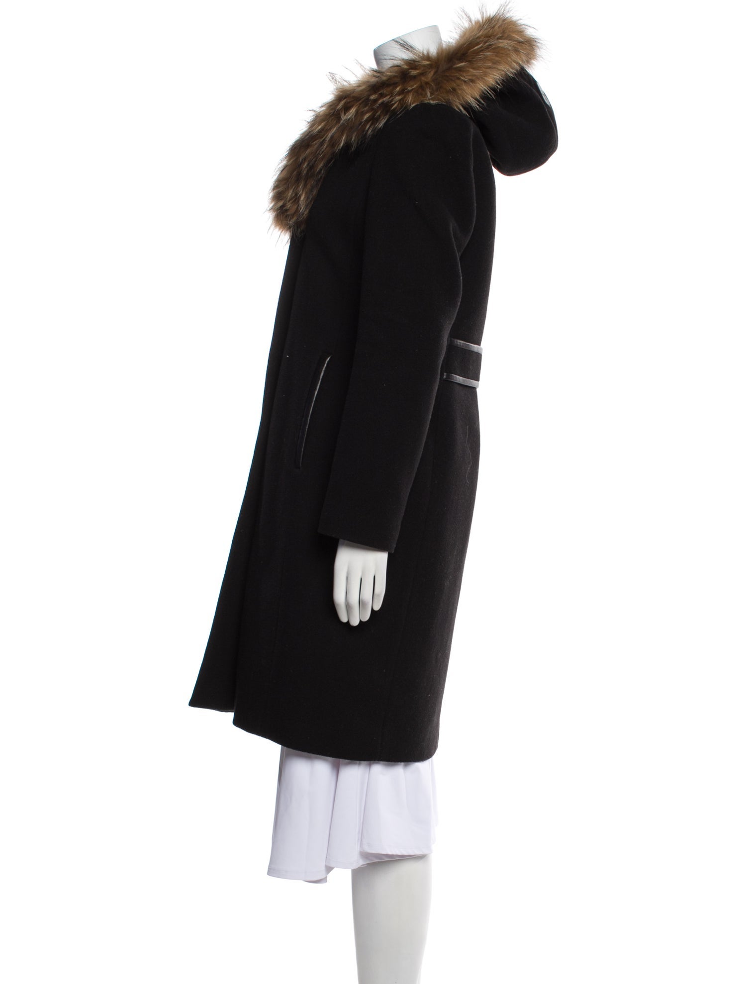 Mackage Wool Faux Fur Coat