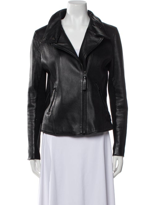 Mackage Lamb Leather Biker Jacket
