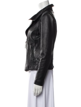 Mackage Lamb Leather Biker Jacket