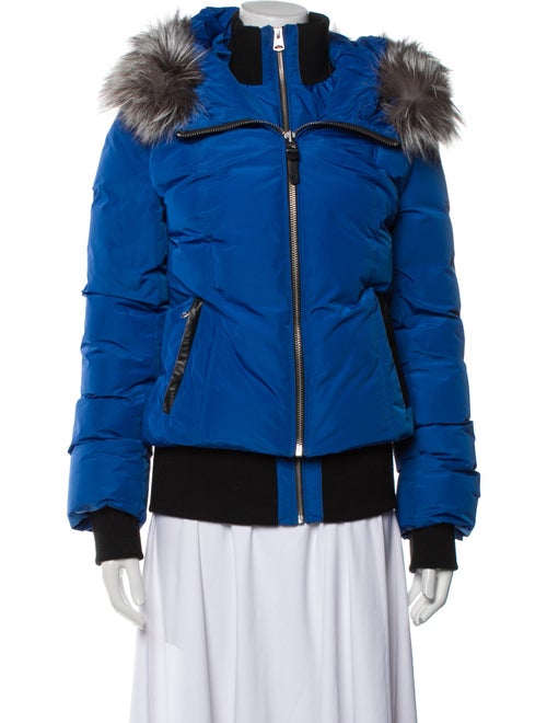 Mackage Colorblock Pattern Bomber Jacket