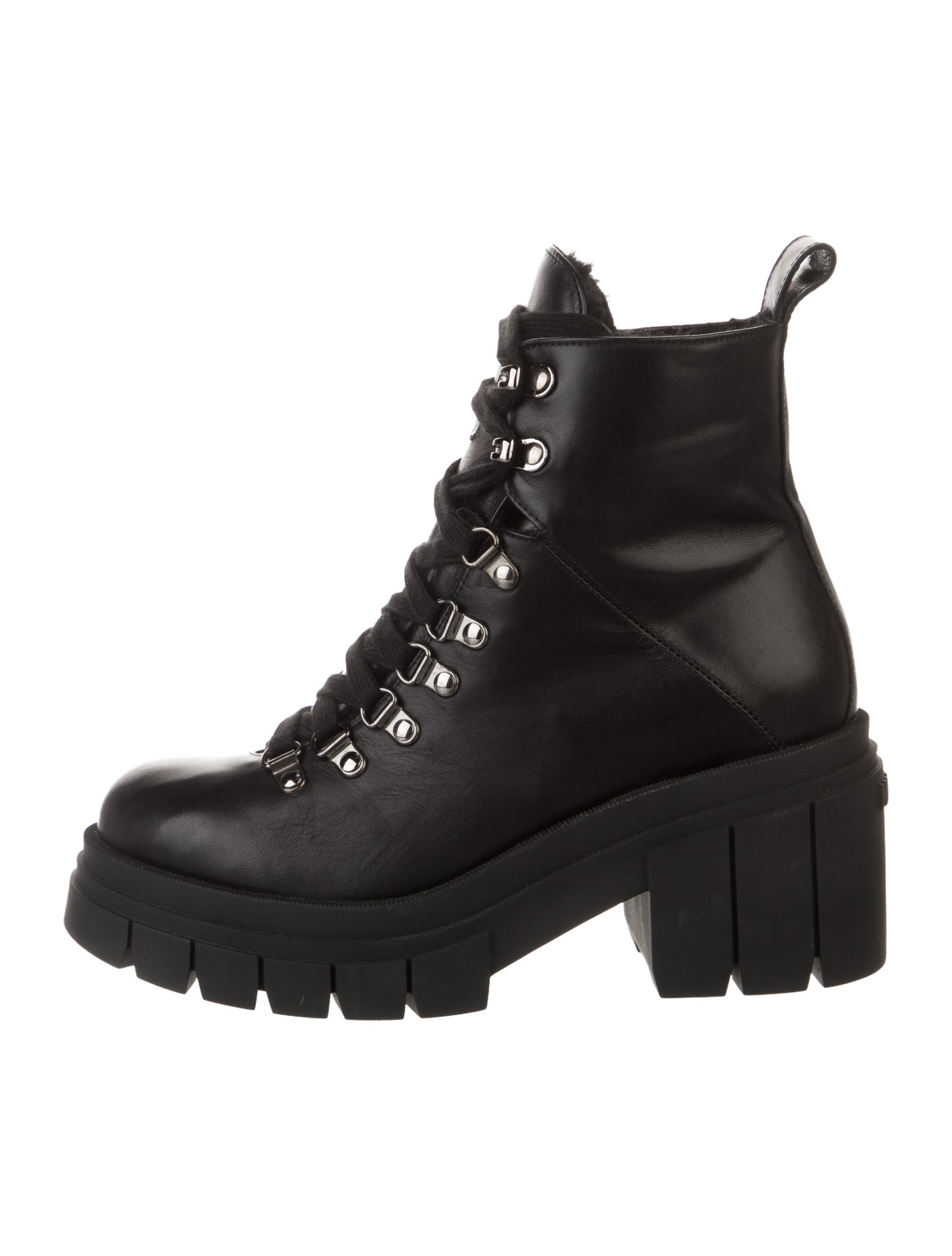 Mackage Leather Combat Boots
