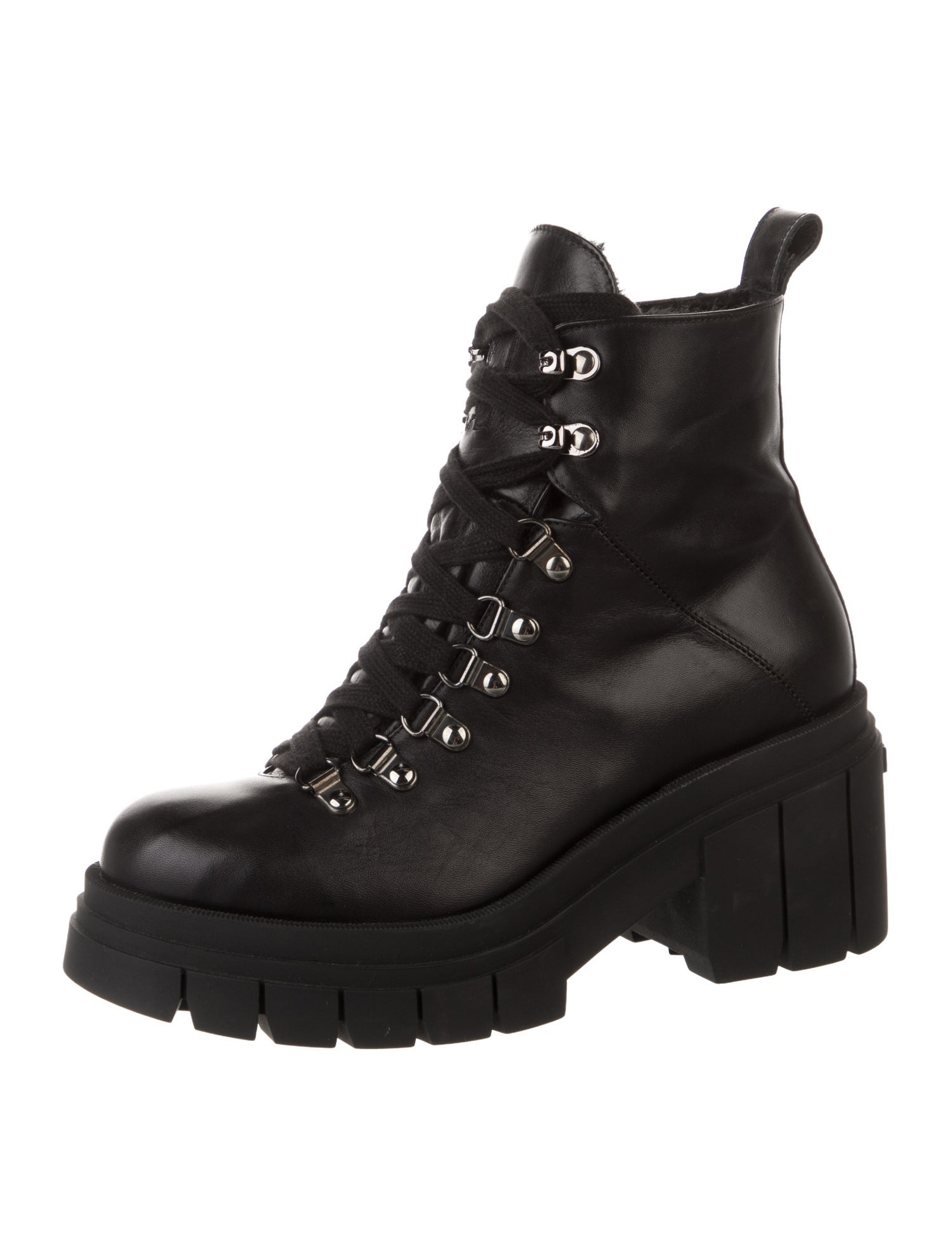 Mackage Leather Combat Boots