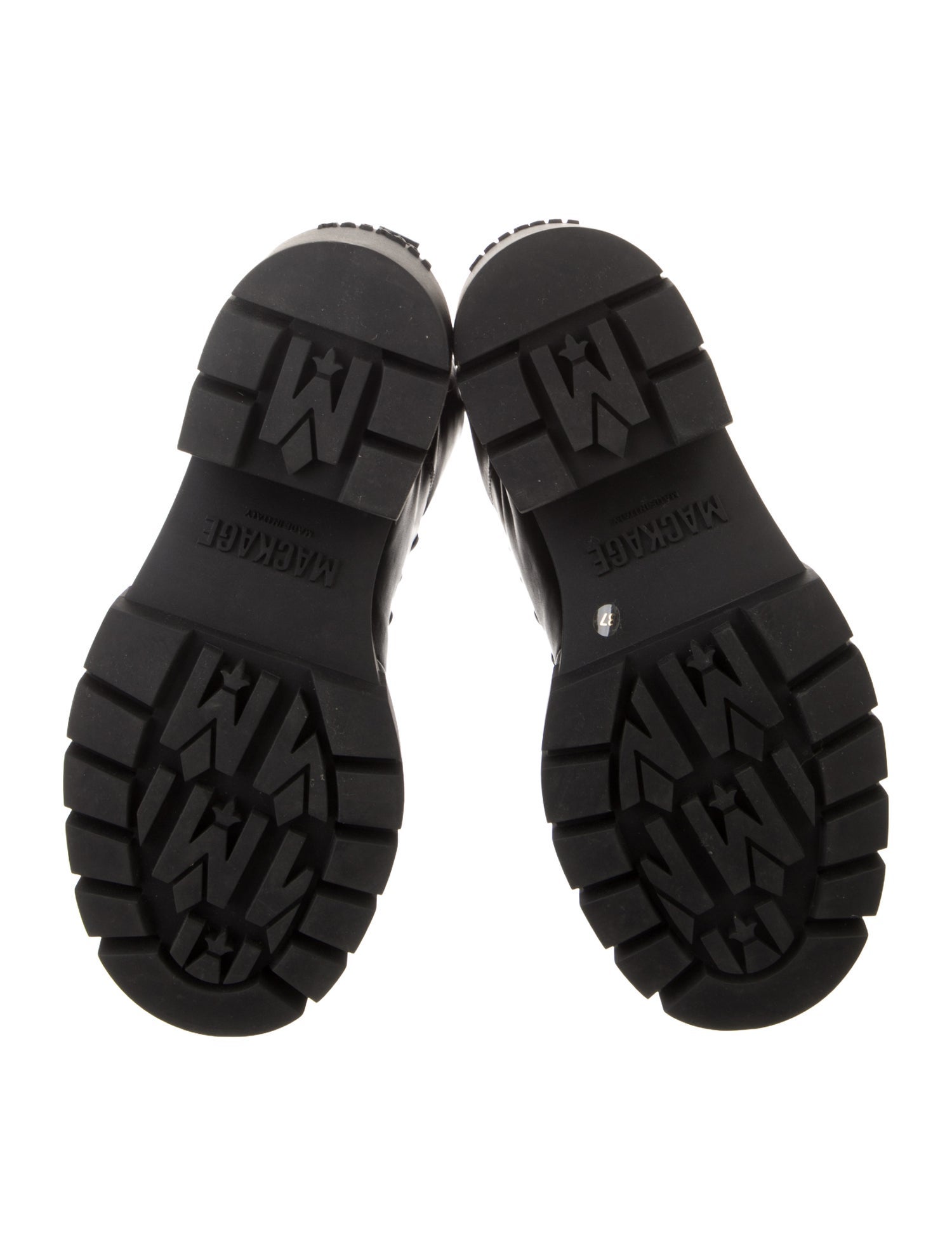 Mackage Leather Combat Boots