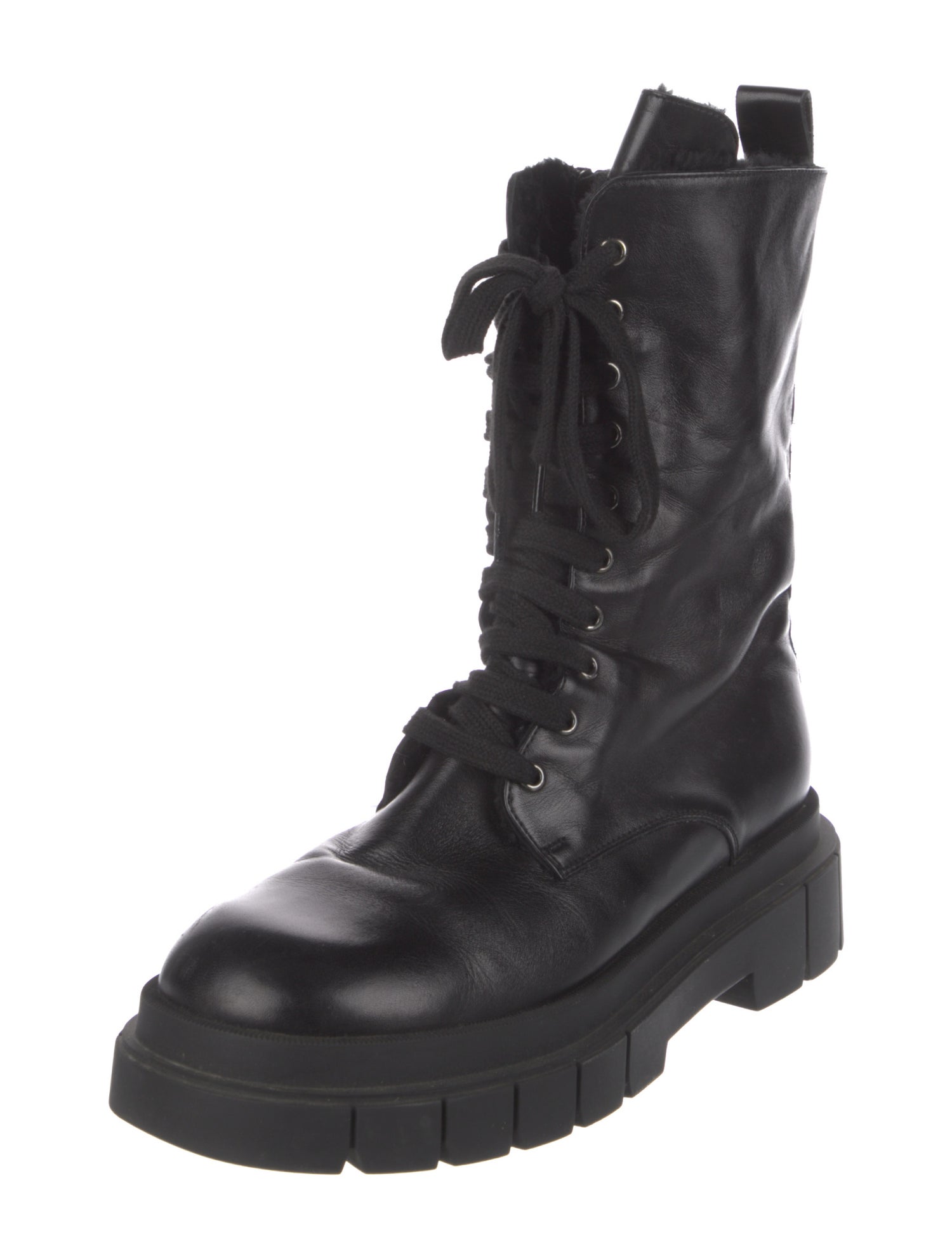 Mackage Leather Combat Boots