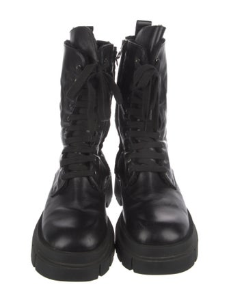 Mackage Leather Combat Boots