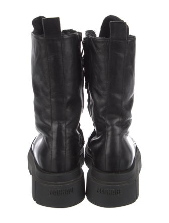 Mackage Leather Combat Boots