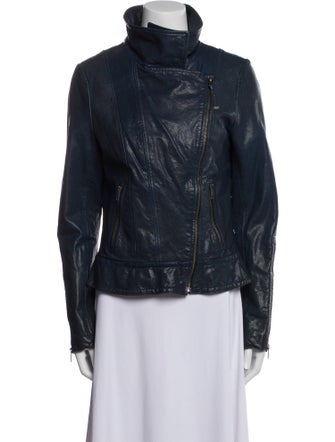 Mackage Leather Biker Jacket