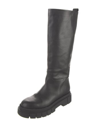 Mackage Leather Rain Boots