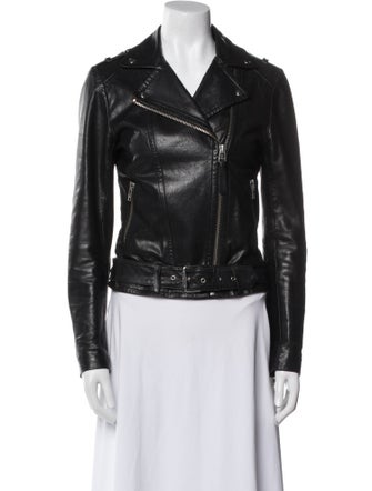 Mackage Leather Biker Jacket