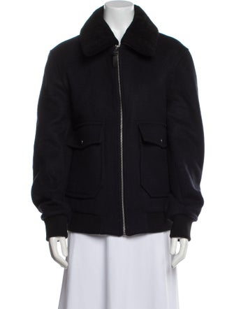 Mackage Virgin Wool Bomber Jacket