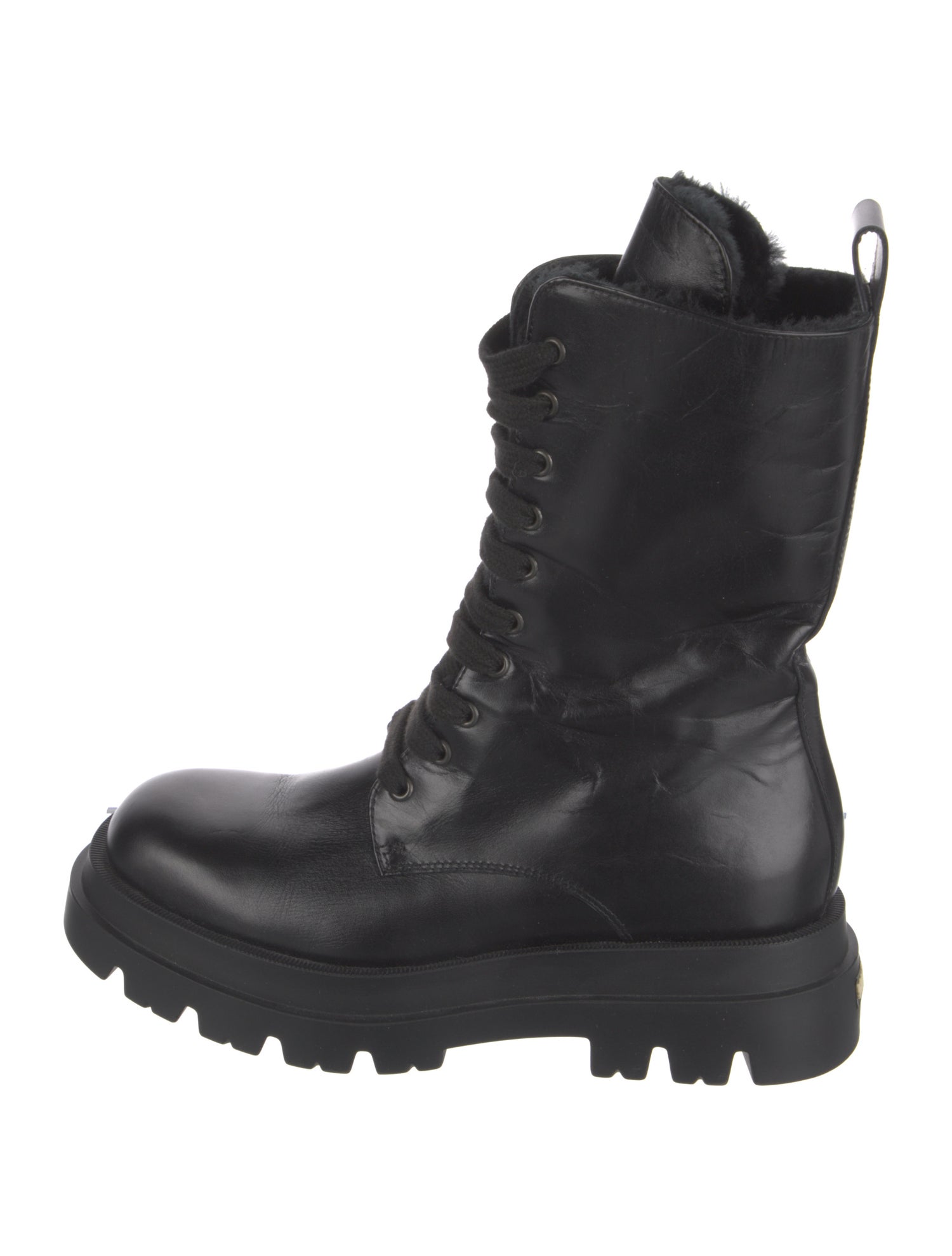 Mackage Leather Combat Boots