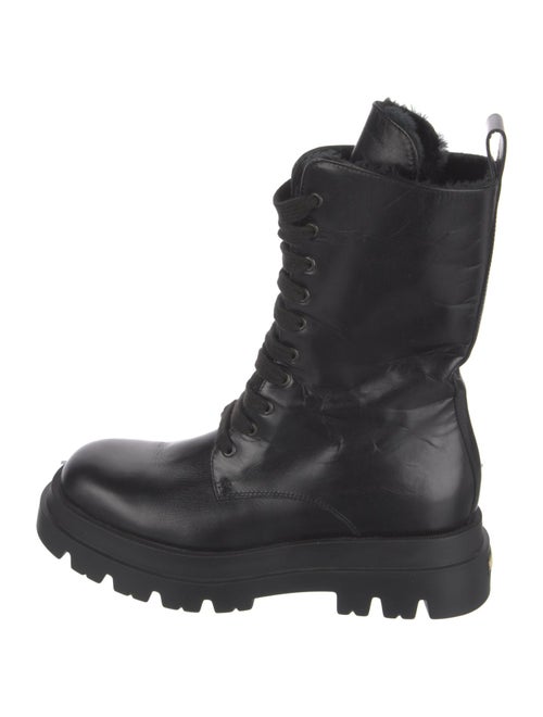 Mackage Leather Combat Boots