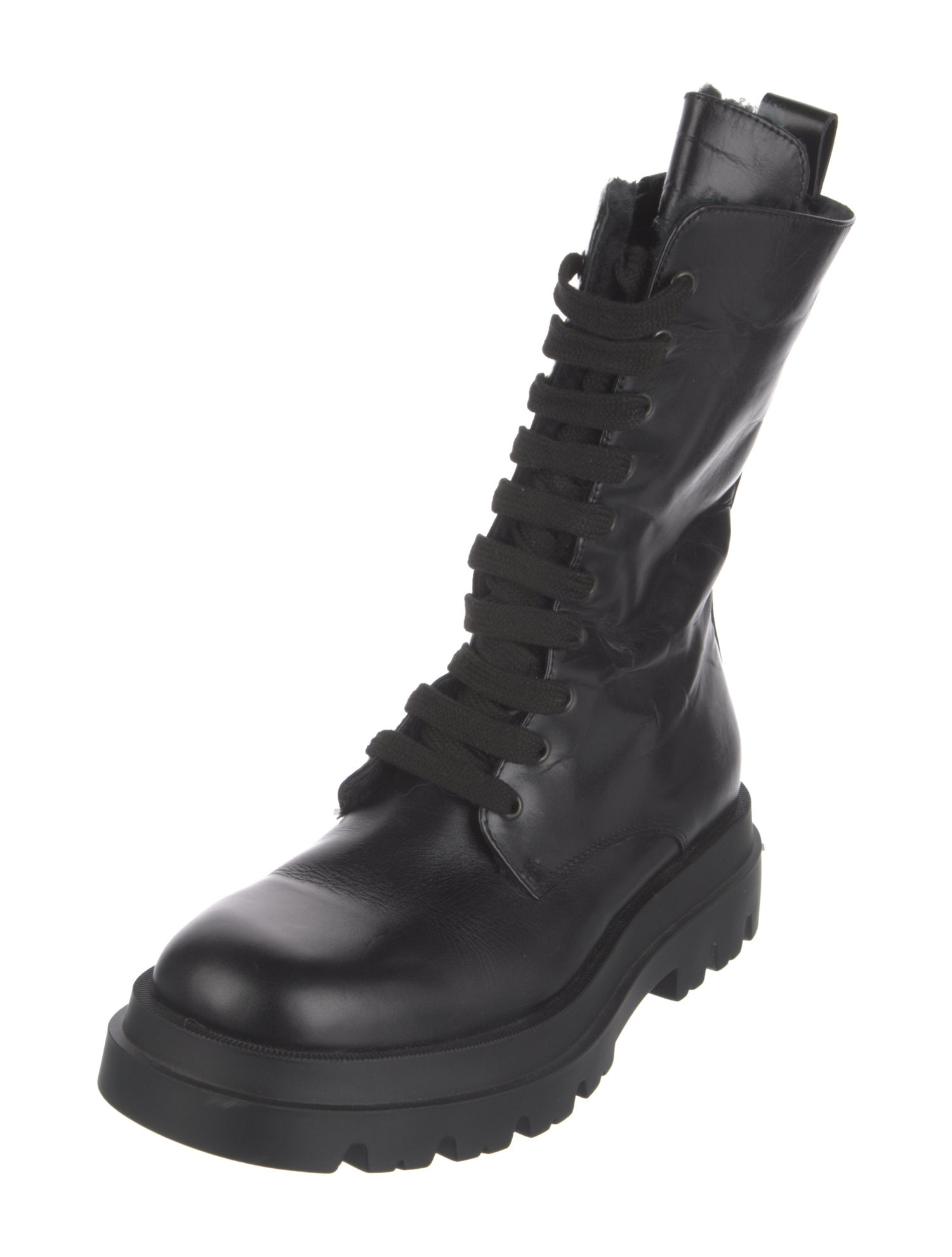 Mackage Leather Combat Boots