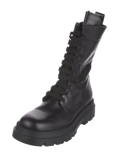 Mackage Leather Combat Boots