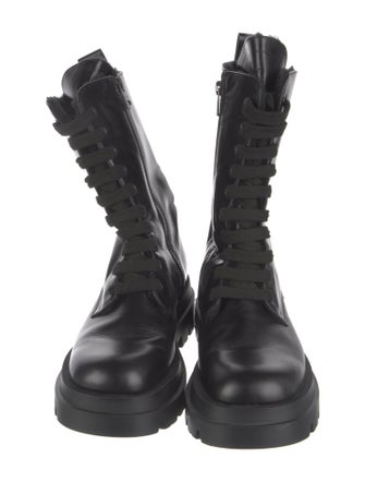 Mackage Leather Combat Boots
