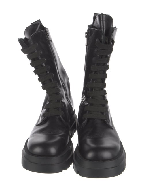 Mackage Leather Combat Boots