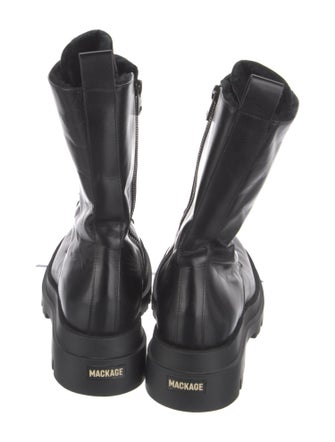 Mackage Leather Combat Boots